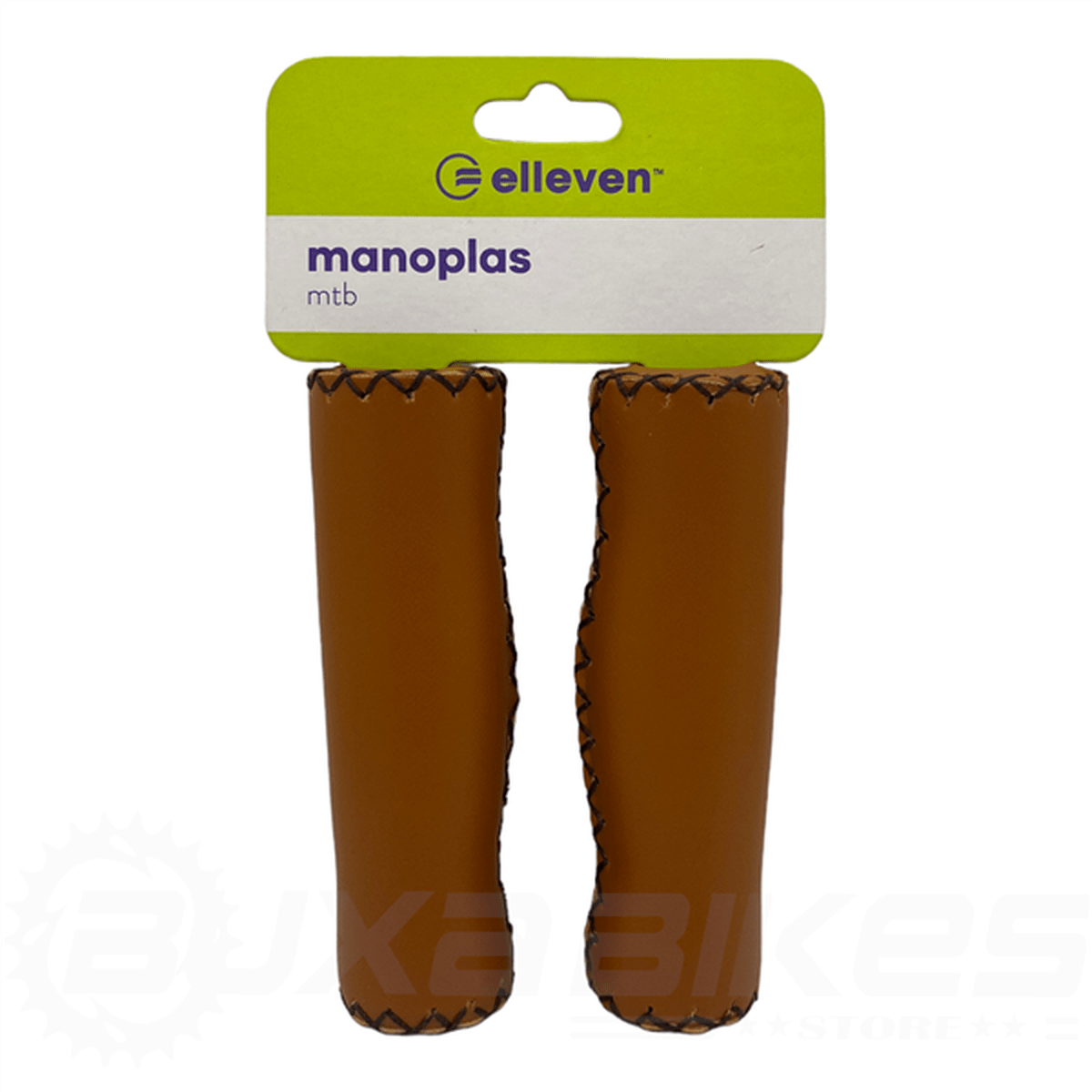MANOPLA COSTURADA MARROM ELLEVEN BICICLETA RETRO VINTAGE