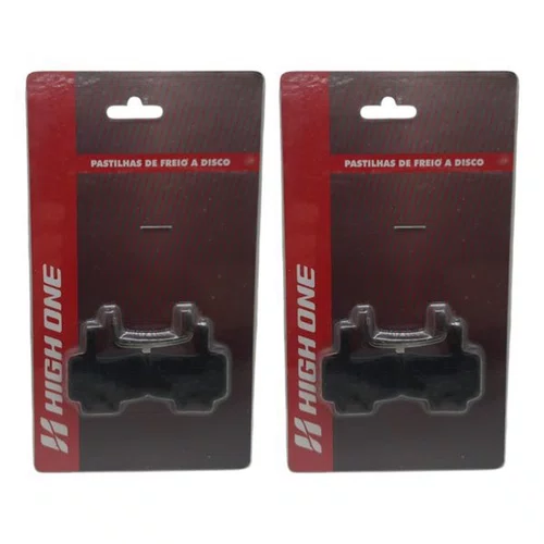 2 PARES PASTILHA DE FREIO HIGH ONE COMPATIVEL COM AVID