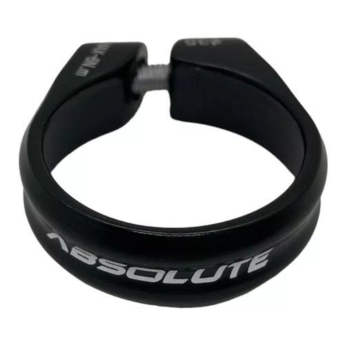 ABRAÇADEIRA SELIM ABSOLUTE AT161 PRETO 31.8MM C/ALLEN