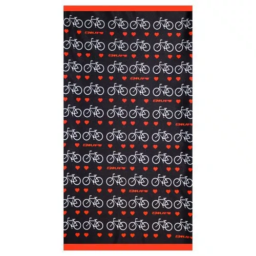 BANDANA HUPI - LOVE BIKES PRETA PROTEÇÃO UV