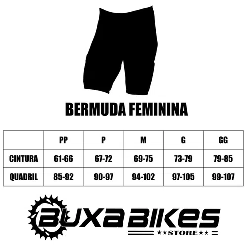BERMUDA CICLISMO FEMININA CYCLE 7 EXTREME PRETA/VERDE TAM M