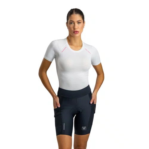 BERMUDA CICLISMO FEMININA FREE FORCE ENDURANCE 2025 BOLSO