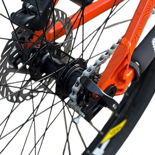 BICICLETA ABSOLUTE BRUTUS PRO LARANJA WHEELING/GRAU
