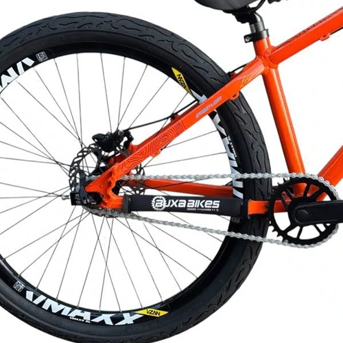 BICICLETA ABSOLUTE BRUTUS PRO LARANJA WHEELING/GRAU