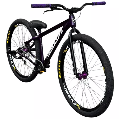 BICICLETA ABSOLUTE NERO 5 ROXA ARO 29 WHEELING/GRAU