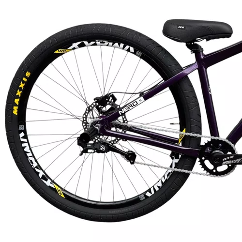 BICICLETA ABSOLUTE NERO 5 ROXA ARO 29 WHEELING/GRAU