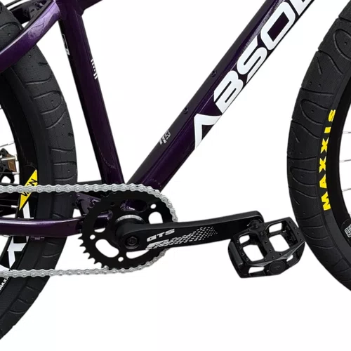 BICICLETA ABSOLUTE NERO 5 ROXA ARO 29 WHEELING/GRAU