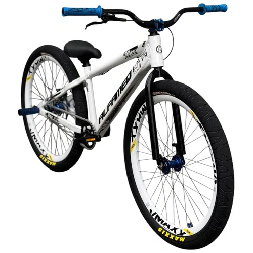 BICICLETA ALFAMEQ FURIA 244 BRANCA SINGLE WHEELING/GRAU