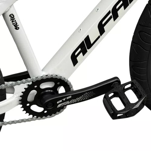 BICICLETA ALFAMEQ FURIA 244 BRANCA SINGLE WHEELING/GRAU
