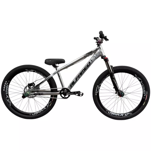 BICICLETA ALFAMEQ FURIA 244 PRATA SINGLE WHEELING/GRAU