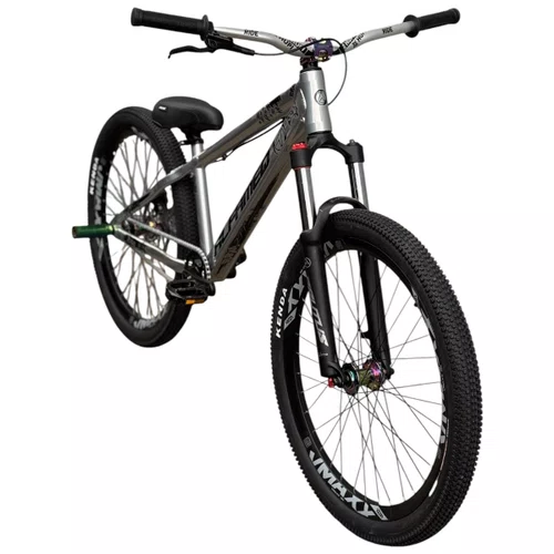 BICICLETA ALFAMEQ FURIA 244 PRATA SINGLE WHEELING/GRAU