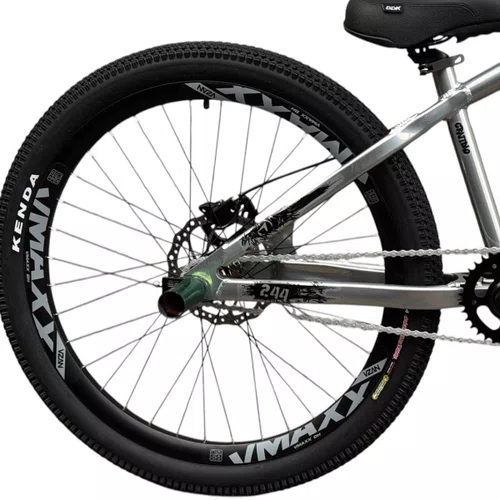 BICICLETA ALFAMEQ FURIA 244 PRATA SINGLE WHEELING/GRAU