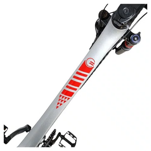 BICICLETA ARO 24 ELLEVEN MTB 8V C/SUSPENSAO CINZA/VERMELHO