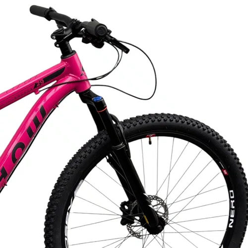 BICICLETA ARO 29 SHOW ROCKER ALUM. 7V FREIO HIDRAULICO ROSA