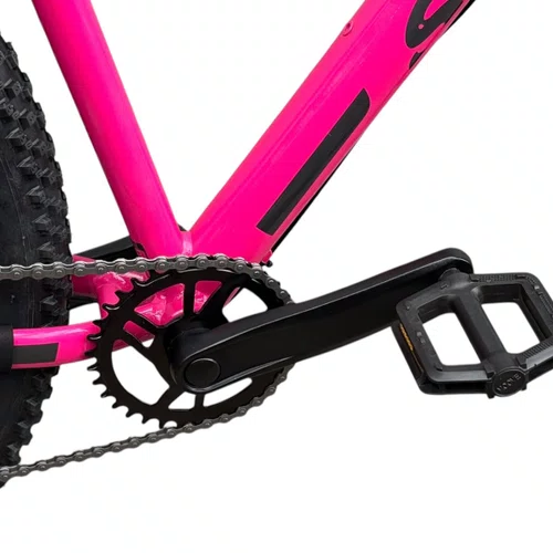 BICICLETA ARO 29 SHOW ROCKER ALUM. 7V FREIO HIDRAULICO ROSA