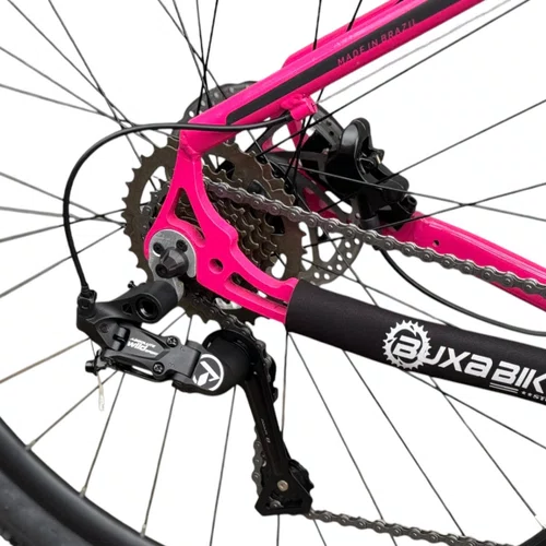 BICICLETA ARO 29 SHOW ROCKER ALUM. 7V FREIO HIDRAULICO ROSA