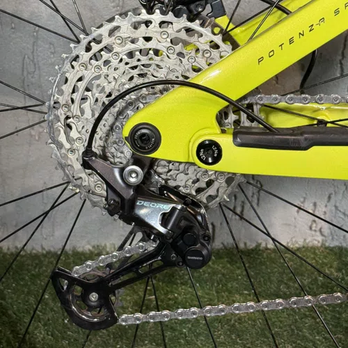 BICICLETA ELETRICA OGGI POTENZA SPORT CARBON AZL/AMR TAM L