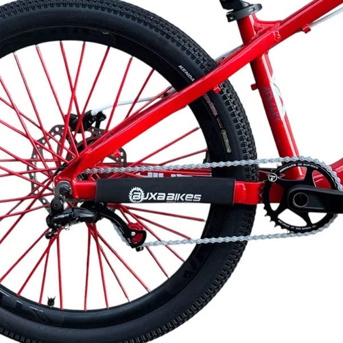 BICICLETA GIOS 4FREAKS VERMELHA/BRANCA SINGLE WHEELING/GRAU