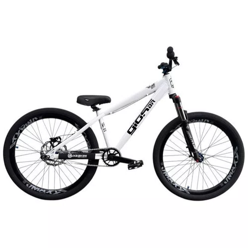 BICICLETA GIOS 4TRIX BRANCA/AZUL 26 SINGLE SPEED WHEELING/GR