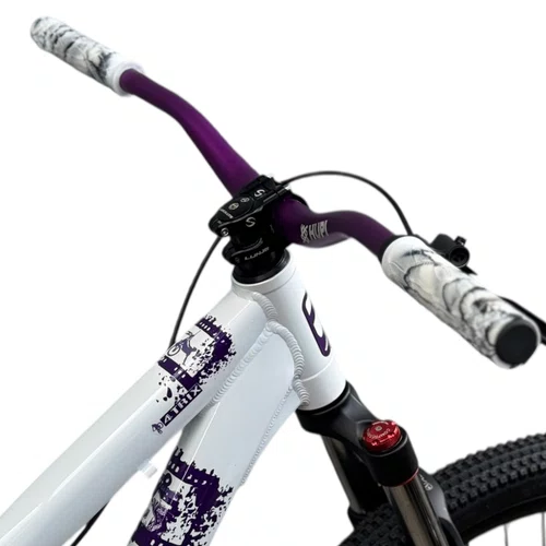 BICICLETA GIOS 4TRIX BRANCA/ROXA 26 SINGLE WHEELING/GRAU
