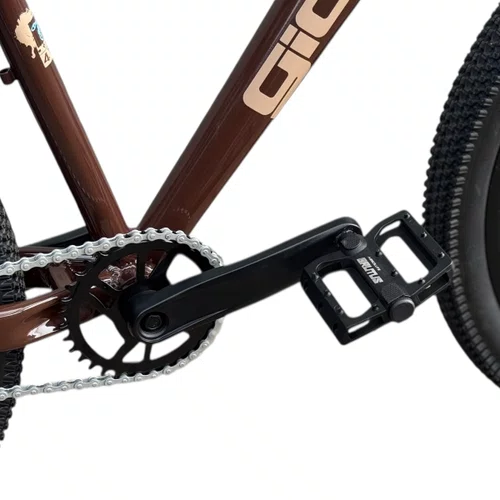 BICICLETA GIOS 4TRIX MARROM 26 SINGLE SPEED WHEELING/GRAU