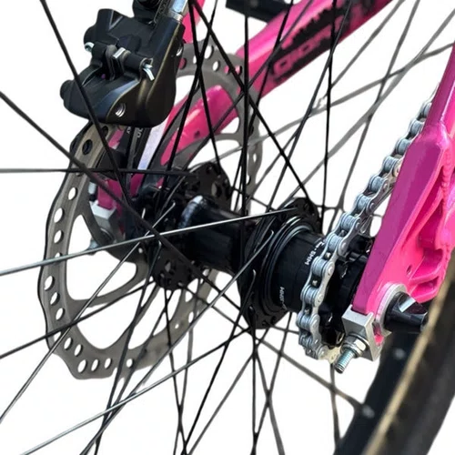 BICICLETA GIOS 4TRIX ROSA 26 SINGLE SPEED WHEELING/GRAU