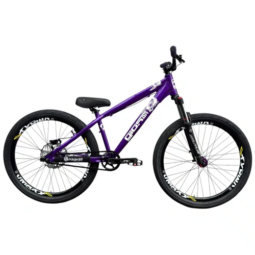 BICICLETA GIOS 4TRIX ROXA CUBO BARULHENTO/MT200 WHELING/GRAU