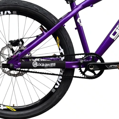 BICICLETA GIOS 4TRIX ROXA CUBO BARULHENTO/MT200 WHELING/GRAU
