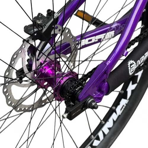 BICICLETA GIOS 4TRIX ROXA CUBO BARULHENTO/MT200 WHELING/GRAU