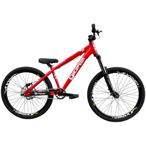 BICICLETA GIOS 4TRIX VERMELHA 26 SINGLE SPEED WHEELING/GRAU