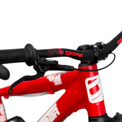 BICICLETA GIOS 4TRIX VERMELHA 26 SINGLE SPEED WHEELING/GRAU