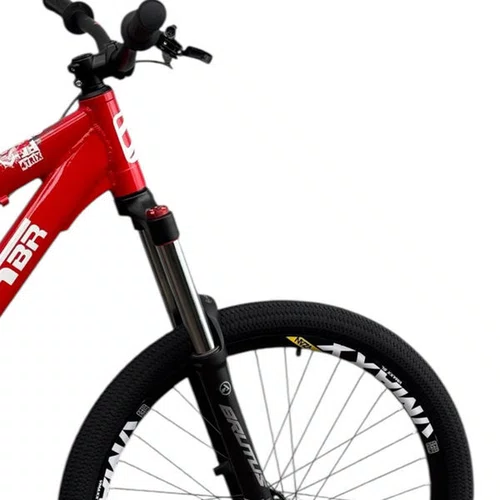 BICICLETA GIOS 4TRIX VERMELHA 26 SINGLE SPEED WHEELING/GRAU