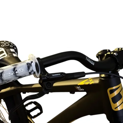 BICICLETA GIOS DJ PRETA/DOURADA 26 SINGLE WHEELING/GRAU/DIRT