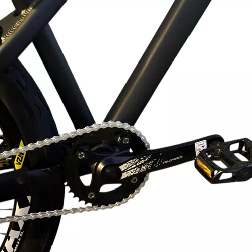 BICICLETA GIOS DJ PRETA/DOURADA 26 SINGLE WHEELING/GRAU/DIRT