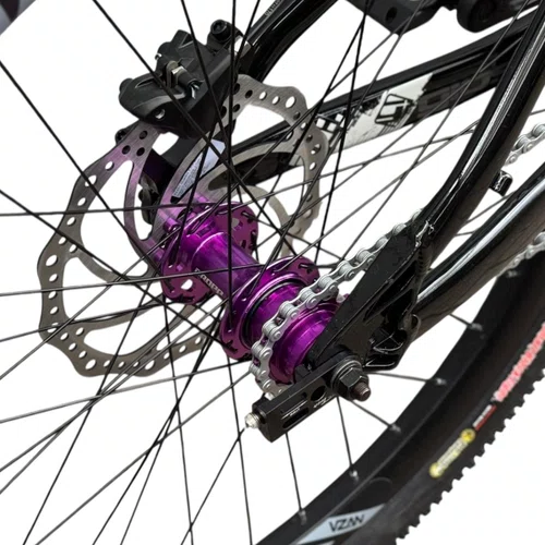 BICICLETA GIOS FRX-EVO PRETO/BRANCO/ROXO SINGLE GRAU