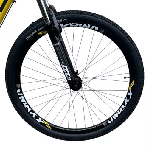 BICICLETA GRAU/WHEELING GTI ROMA ARO 29 FREIO A DISCO AMAREL
