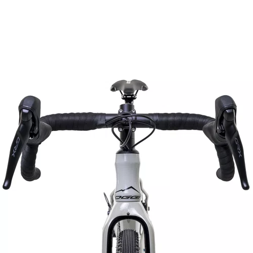 BICICLETA GRAVEL OGGI TRIBALE SHIMANO GRX 12V CINZA/PRETO