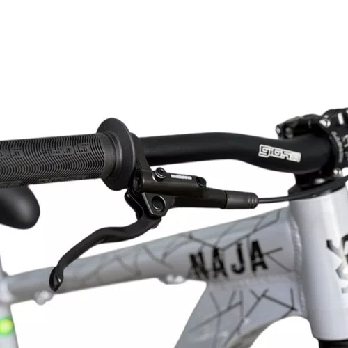 BICICLETA HUPI NAJA 2026 CINZA/PRETO ARO 26 WHEELING/GRAU