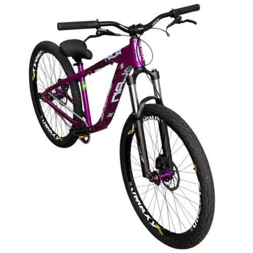 BICICLETA HUPI NAJA 2026 ROXA SINGLE SPEED WHEELING/GRAU