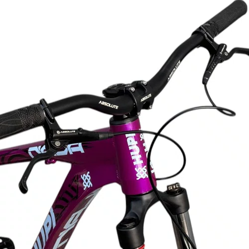 BICICLETA HUPI NAJA 2026 ROXA SINGLE SPEED WHEELING/GRAU