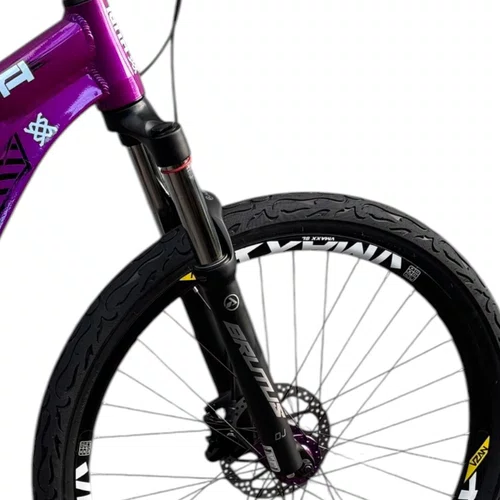 BICICLETA HUPI NAJA 2026 ROXA SINGLE SPEED WHEELING/GRAU