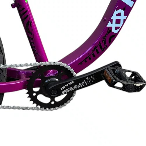 BICICLETA HUPI NAJA 2026 ROXA SINGLE SPEED WHEELING/GRAU