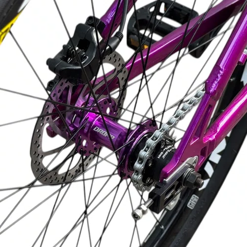 BICICLETA HUPI NAJA 2026 ROXA SINGLE SPEED WHEELING/GRAU