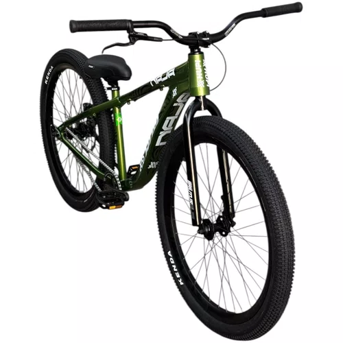 BICICLETA HUPI NAJA 2026 VERDE ARO 26 WHEELING/GRAU 