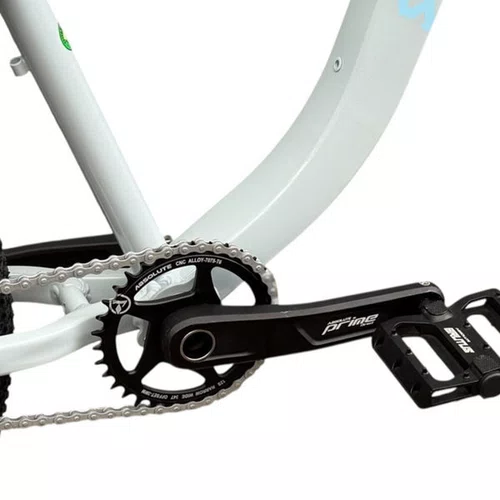 BICICLETA HUPI NAJA CINZA/AZUL ARO 26 WHEELING/GRAU