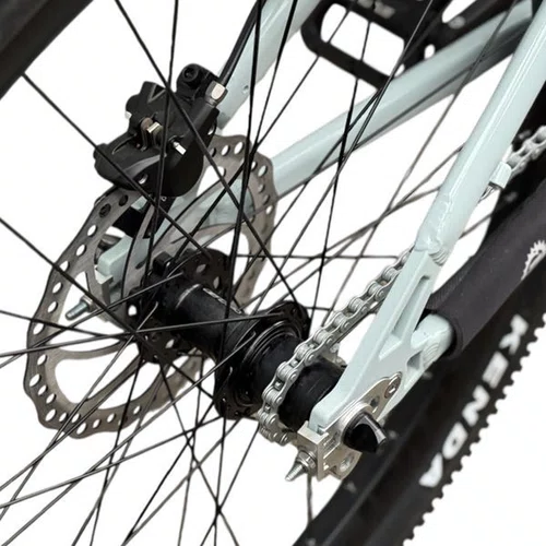 BICICLETA HUPI NAJA CINZA/AZUL ARO 26 WHEELING/GRAU
