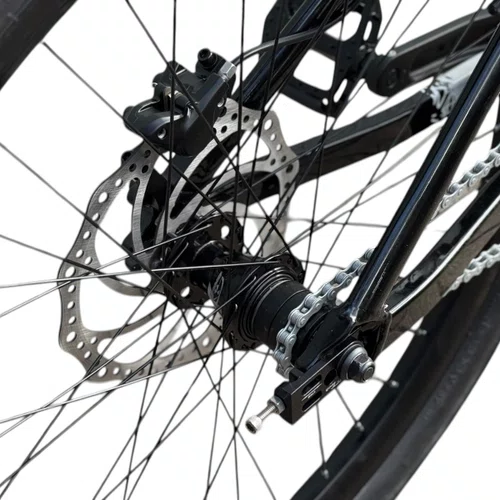 BICICLETA HUPI STRIP 2026 PRETA/BRANCA ARO 26 WHEELING/GRAU 