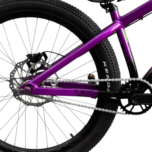BICICLETA HUPI STRIP 2026 ROXA/PRETA ARO 26 WHEELING/GRAU 