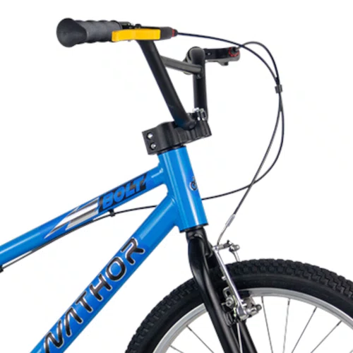 BICICLETA INFANTIL ARO 20 NATHOR BOLT AZUL E PRETO