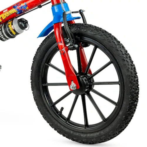 BICICLETA INFANTIL NATHOR ARO 16 HOMEM ARANHA VERMELHA